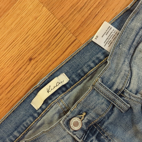 Kancan Blue Denim Distressed Skinny Jeans sz 31 - Picture 6 of 7